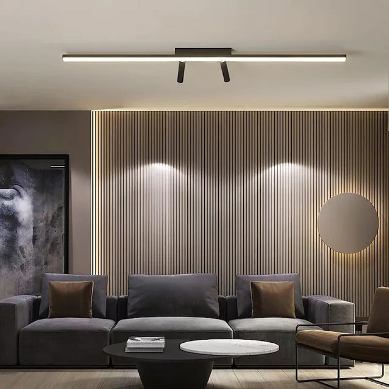 Modern LED Ceiling Light Linear Design With Directional Lighting
