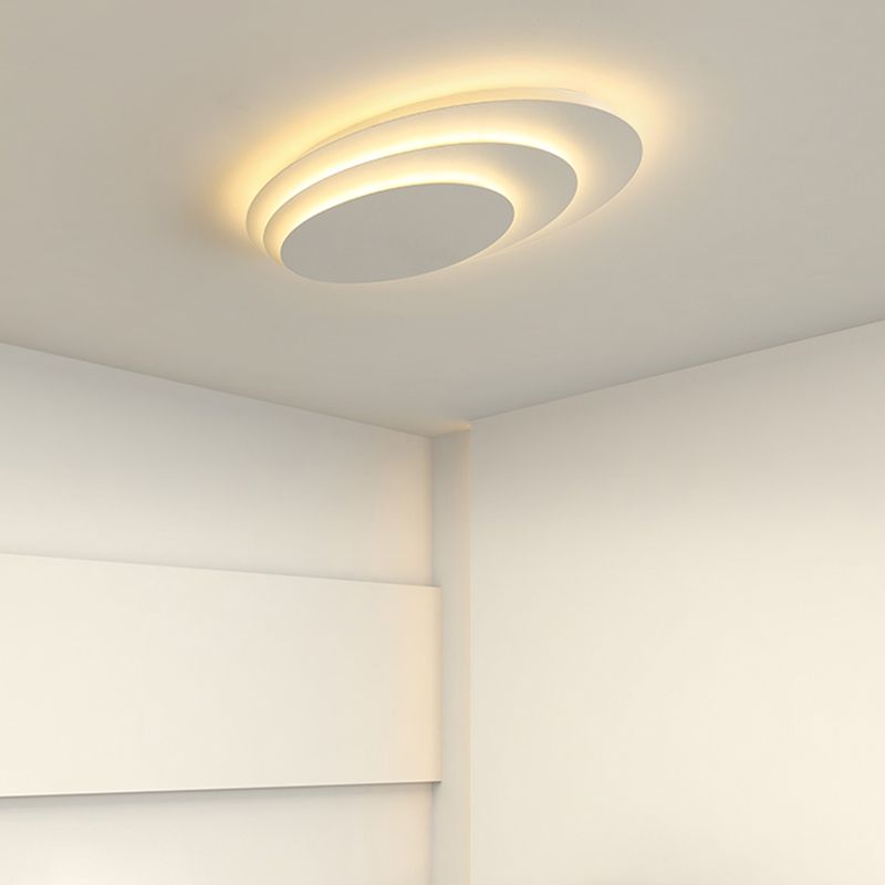 Dimmable Round LED Ceiling Light Soft Adjustable Lighting for Home Spaces