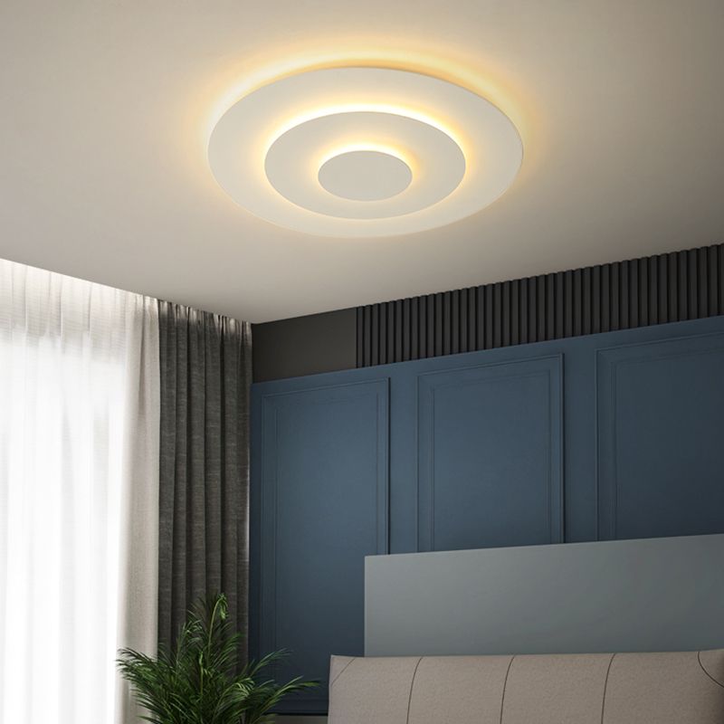 Dimmable Round LED Ceiling Light Soft Adjustable Lighting for Home Spaces