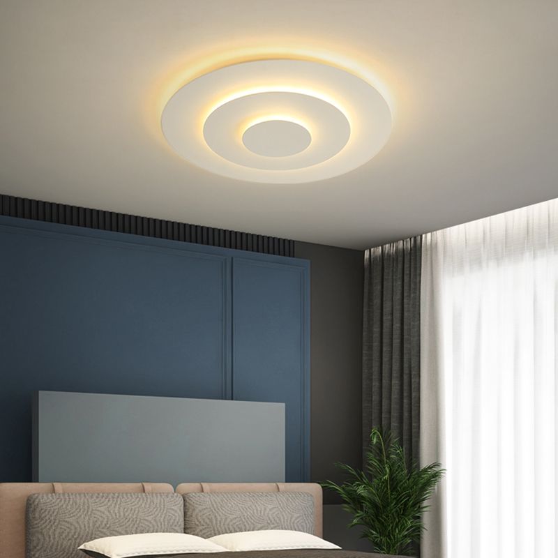 Dimmable Round LED Ceiling Light Soft Adjustable Lighting for Home Spaces