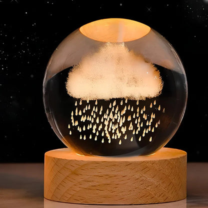 3D Celestial Planet Night Light USB Powered LED Lamp