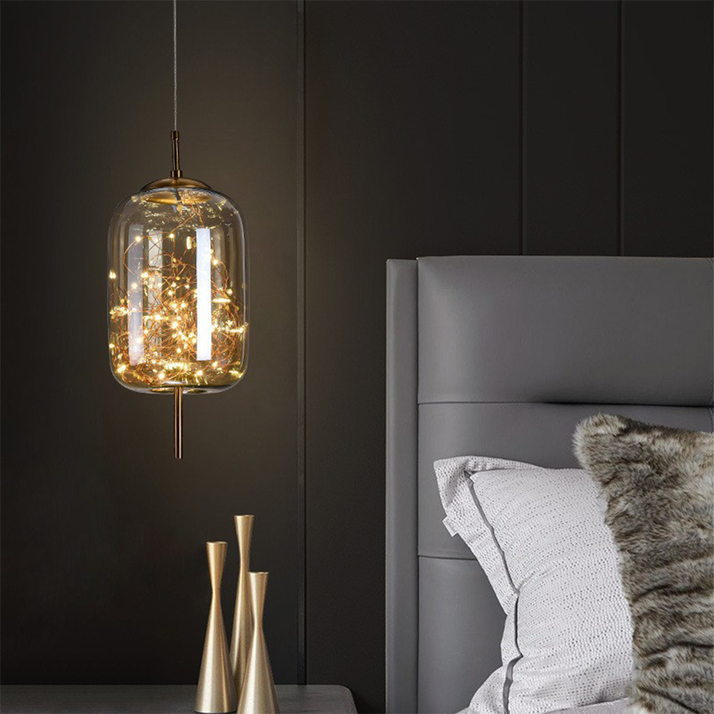 Contemporary Pendant Light LED Hanging Ceiling Fixture