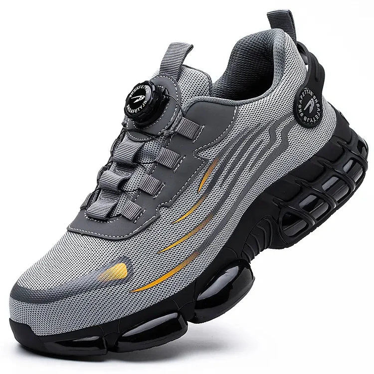 Men's Outdoor Safety Work Shoes with Steel Toe & Non-Slip Sole