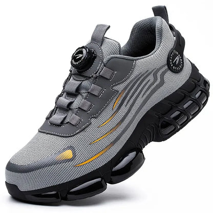 Men's Outdoor Safety Work Shoes with Steel Toe & Non-Slip Sole