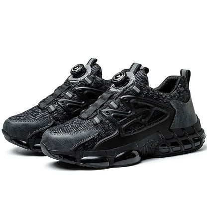 Men's Outdoor Safety Work Shoes with Steel Toe & Non-Slip Sole