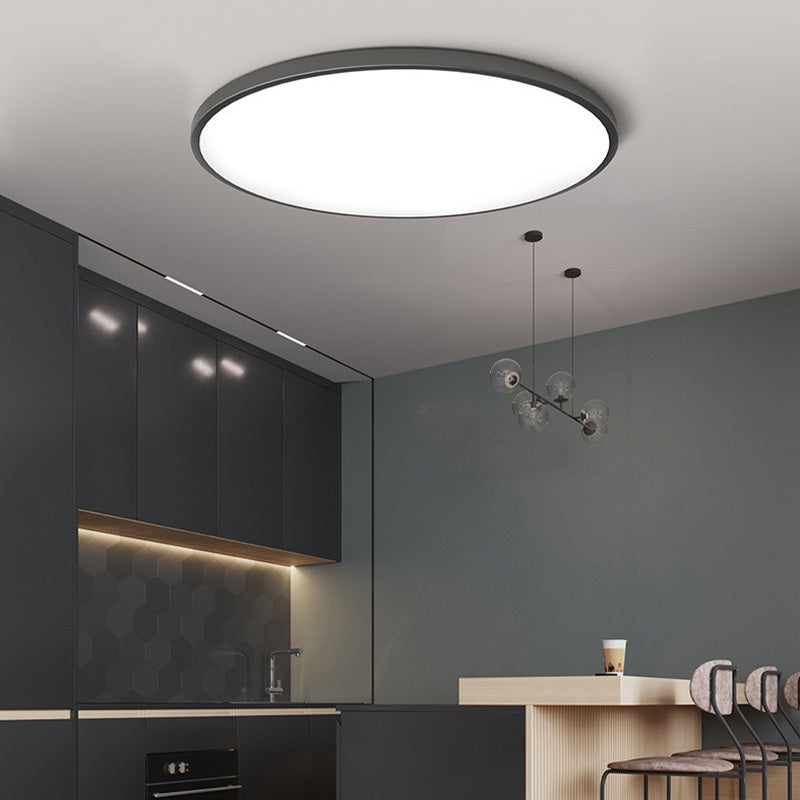 Slim Round Ceiling Light Bright Flush Mount for Bathrooms & Balconies