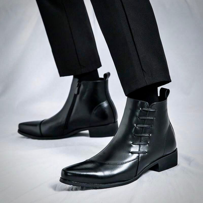 Men’s Classic Dress Boots For Formal And Smart Outfits With Sleek Design