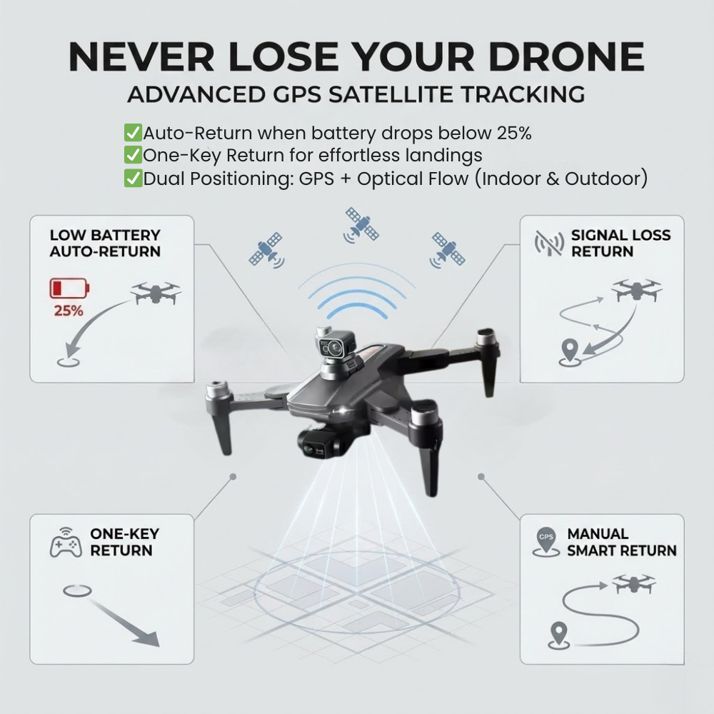 Advanced RG106 Pro Drone with GPS & 8K Video