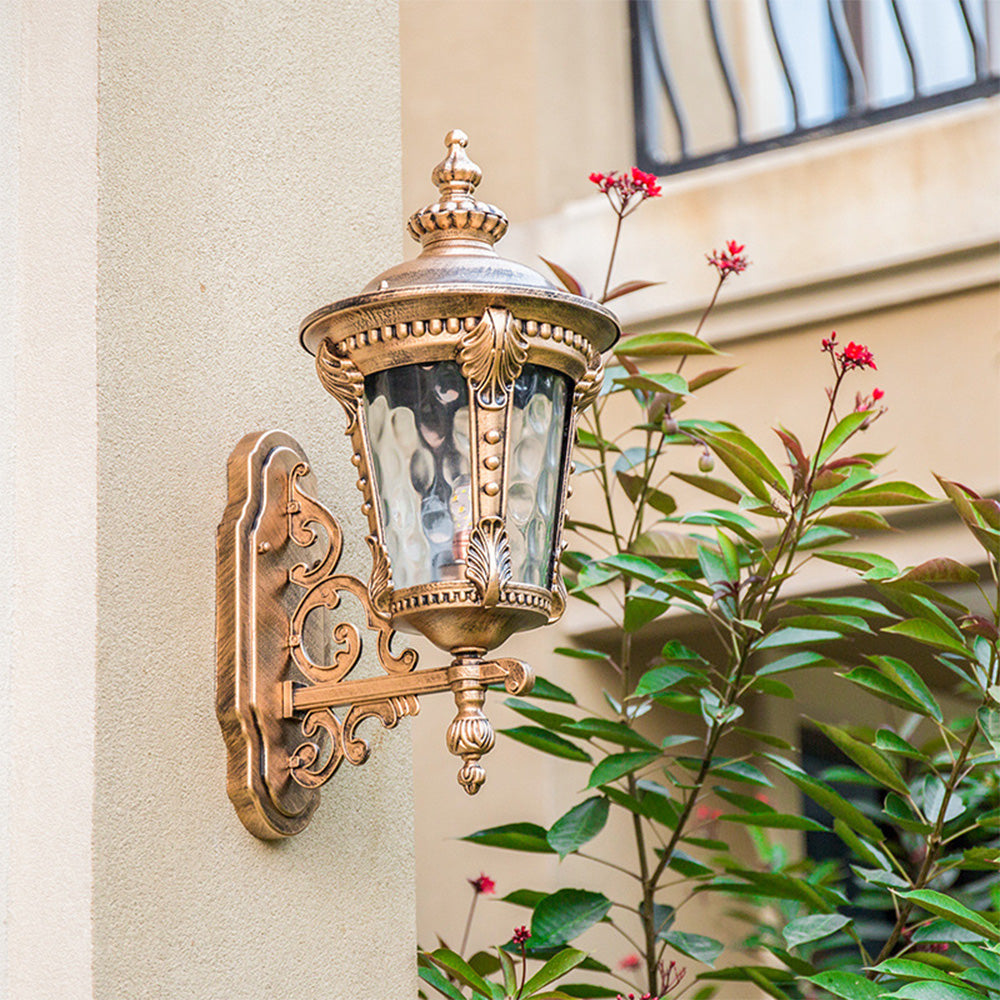 Vintage Style Outdoor Wall Light Decorative Lantern for Exterior Walls