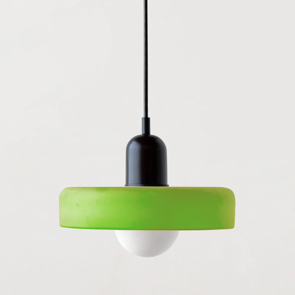 Contemporary Art Pendant Light Colored Glass Style Ceiling Lamp