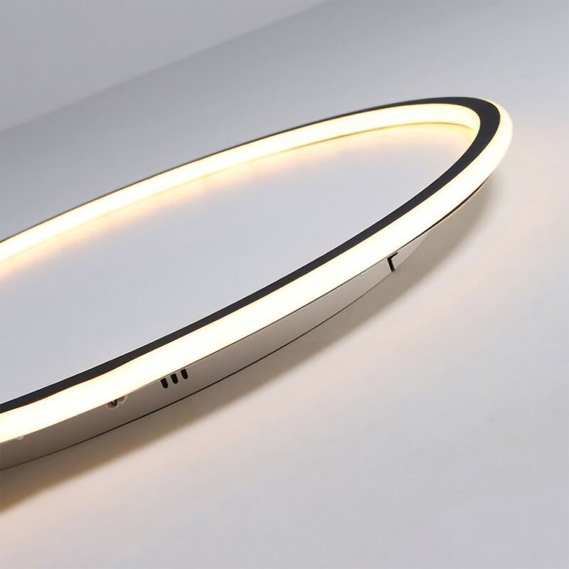Modern LED Flush Ceiling Light  Round Design with Adjustable Brightness