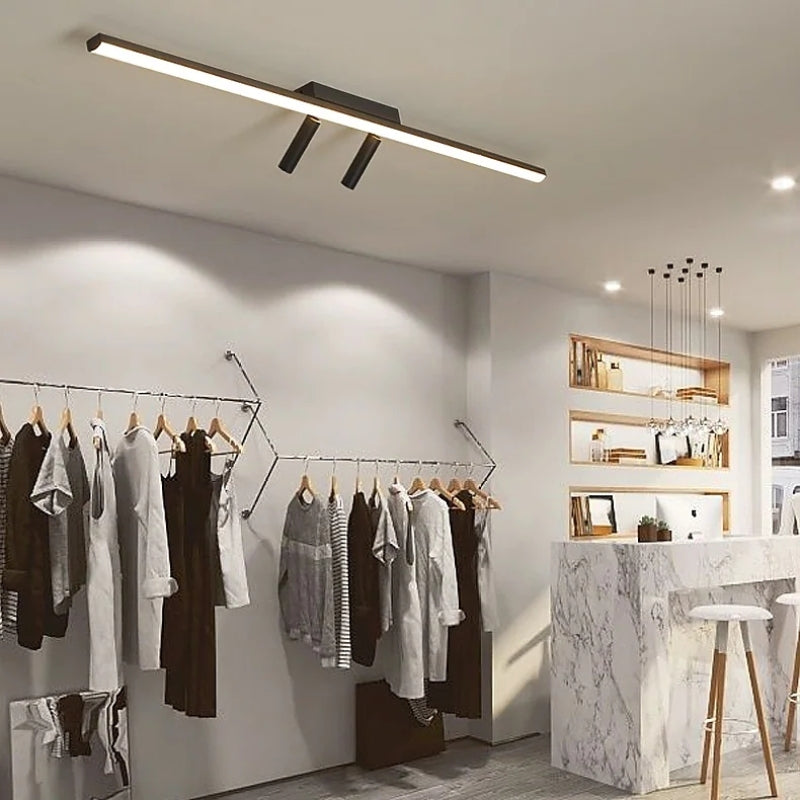 Modern LED Ceiling Light Linear Design With Directional Lighting