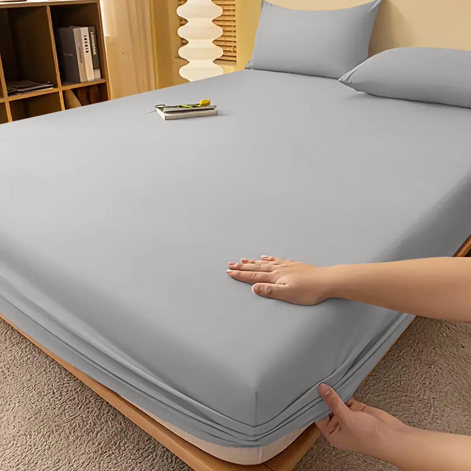 Extra tiefes Spannbettlaken – knitterresistente Bettwäsche für alle Jahreszeiten
