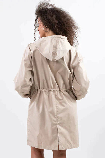 Women’s Waterproof Oversized Hooded Rain Jacket