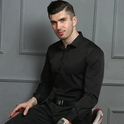 Men’s Flexible Tailored Stretch Shirt for All-Day Ease
