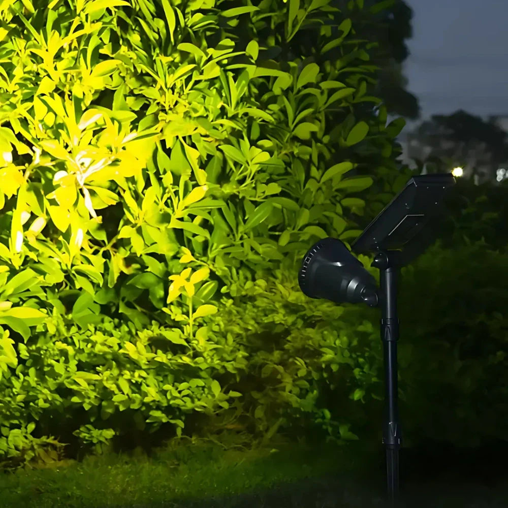 Outdoor Solar LED Garden Light Adjustable Waterproof Spotlight