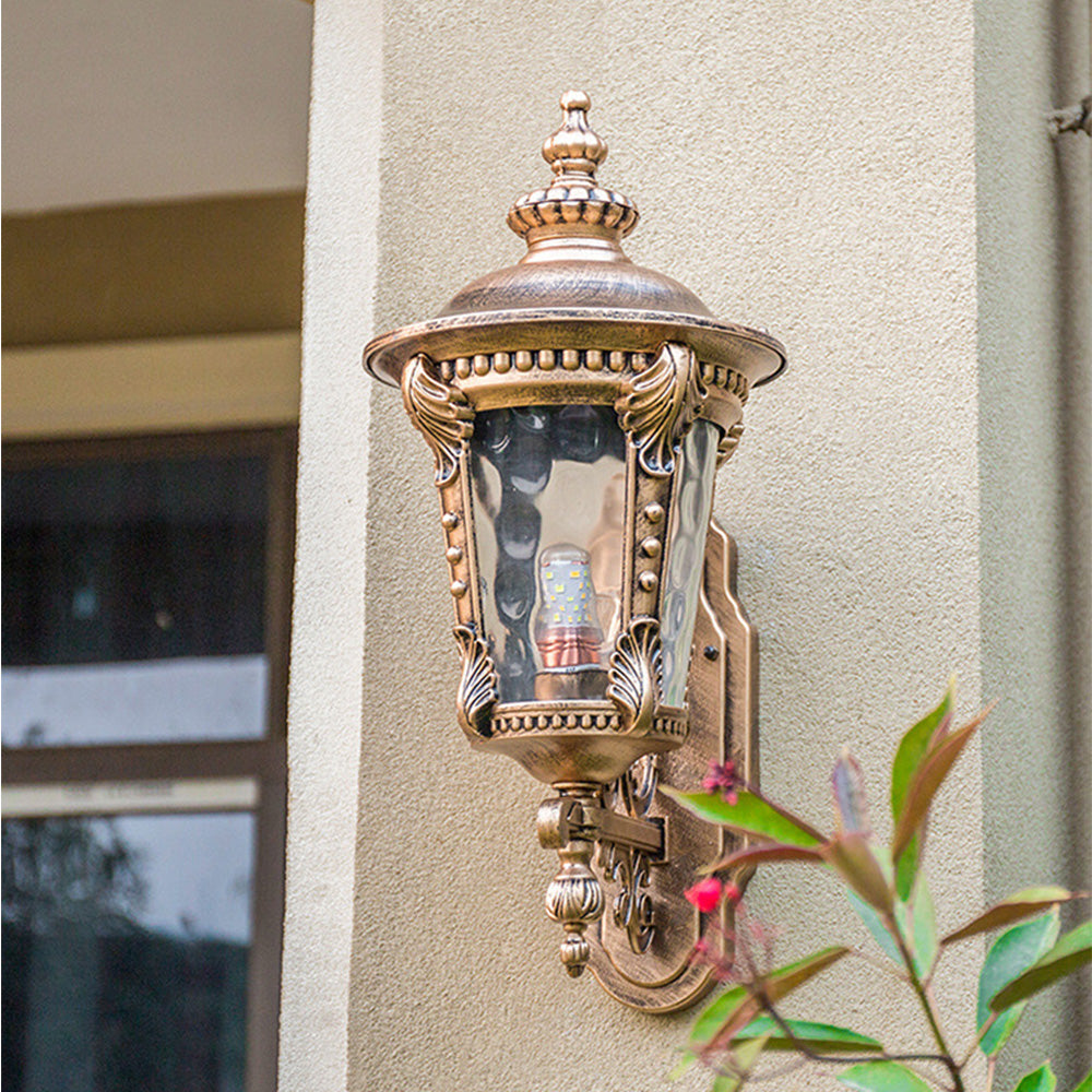 Vintage Style Outdoor Wall Light Decorative Lantern for Exterior Walls