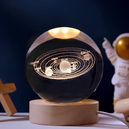 3D Celestial Planet Night Light USB Powered LED Lamp