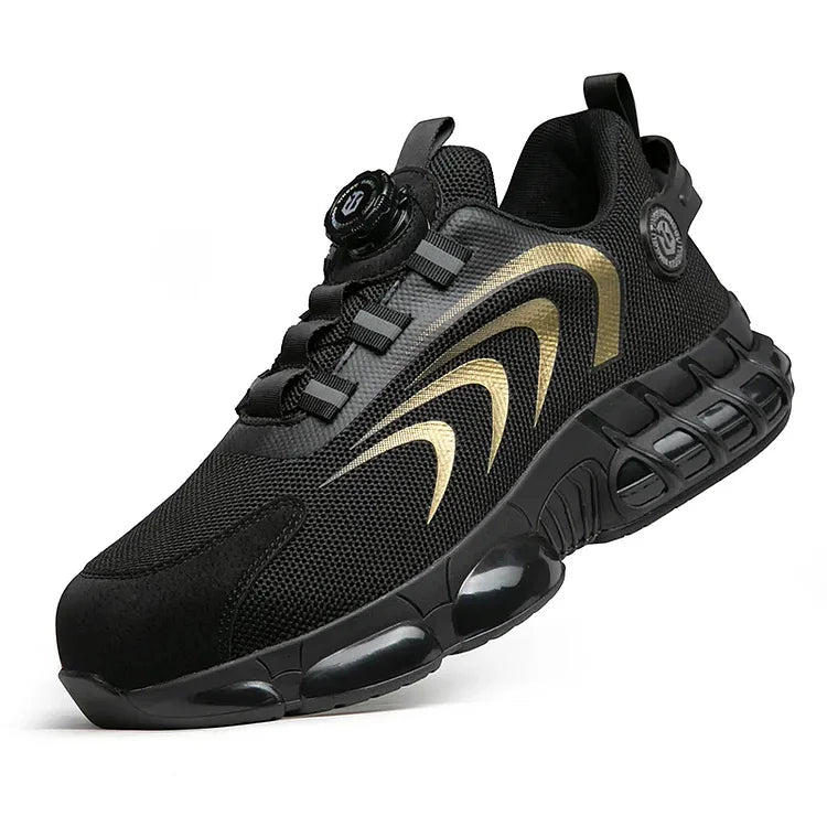 Men's Outdoor Safety Work Shoes with Steel Toe & Non-Slip Sole