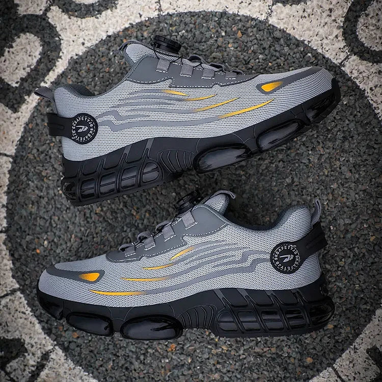 Men's Outdoor Safety Work Shoes with Steel Toe & Non-Slip Sole