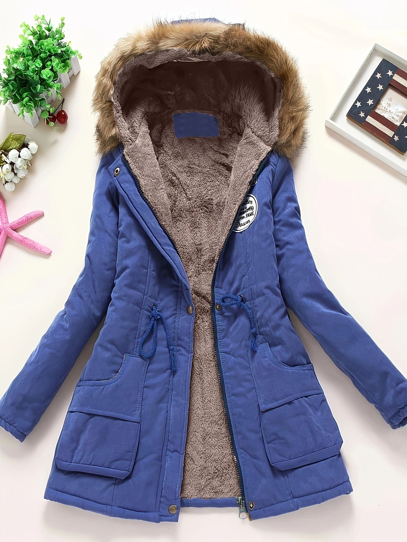 Women’s Winter Parka Jacket with Hood