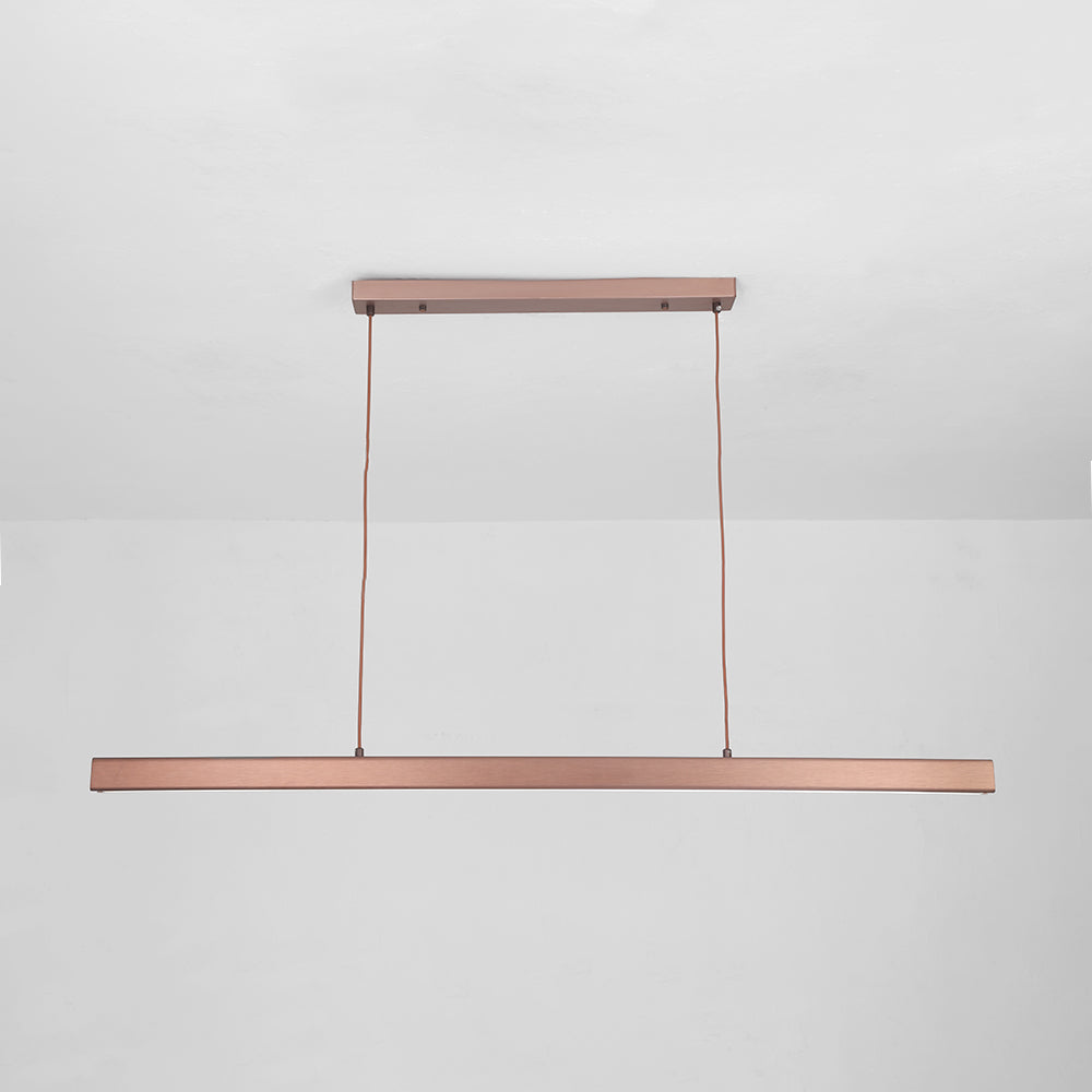 Modern Linear Pendant Light Adjustable LED Ceiling Fixture