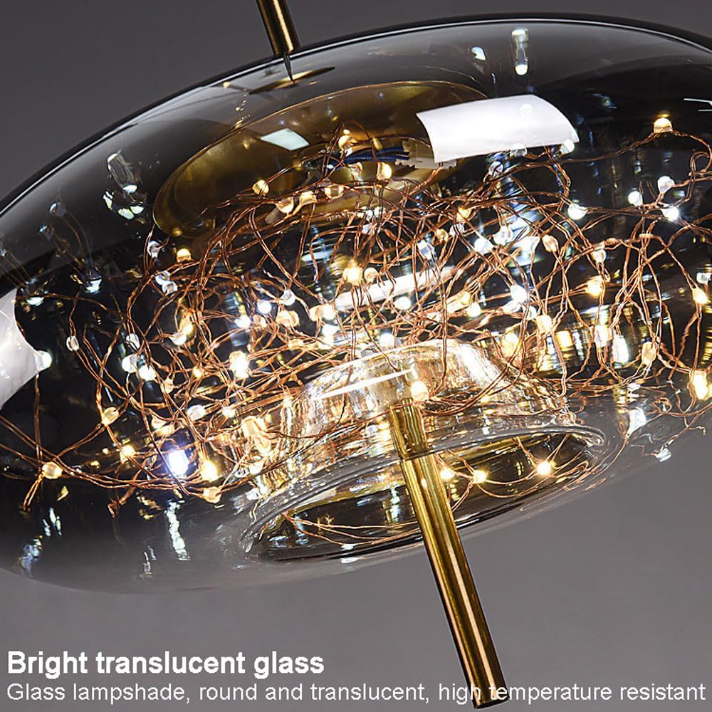 Contemporary Pendant Light LED Hanging Ceiling Fixture