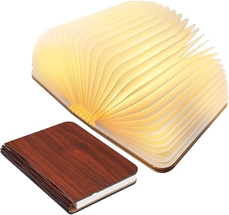 Decorative Book Shaped LED Night Light USB Rechargeable