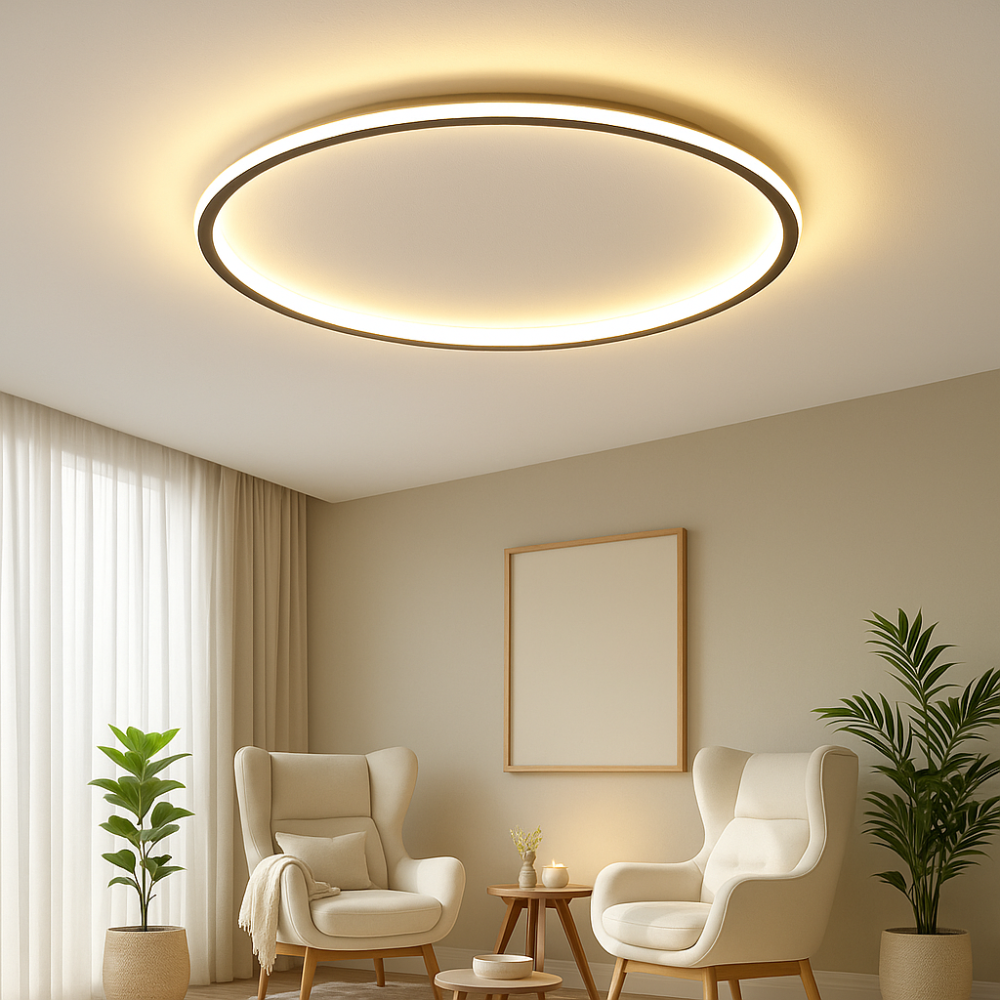 Modern Flush Mount Ceiling Light for Living Room