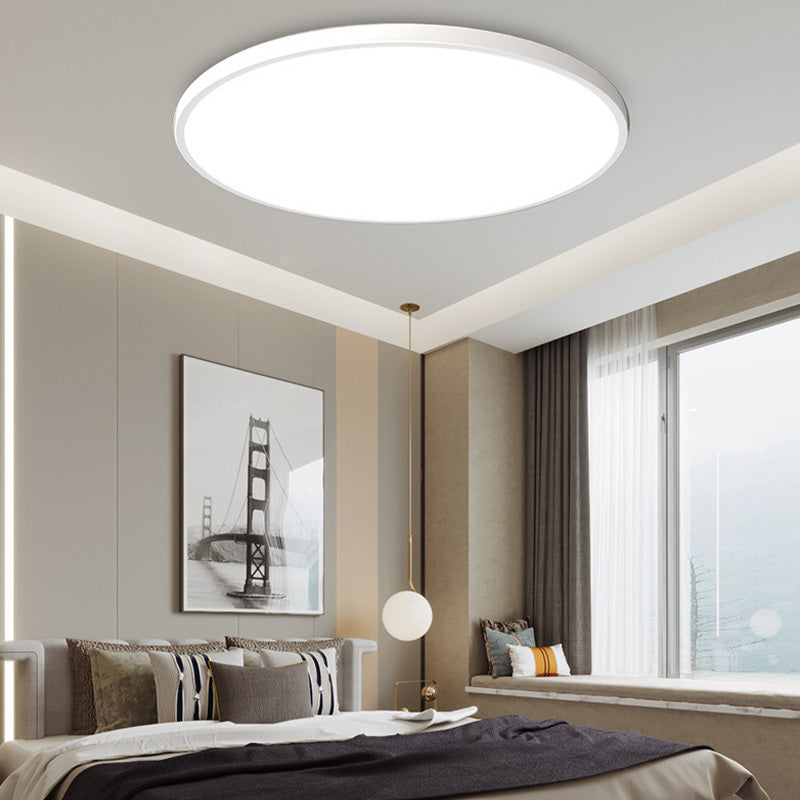 Slim Round Ceiling Light Bright Flush Mount for Bathrooms & Balconies