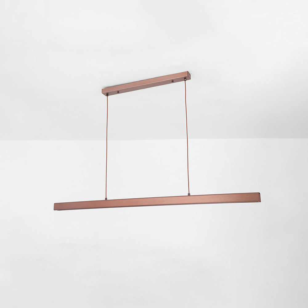 Modern Linear Pendant Light Adjustable LED Ceiling Fixture