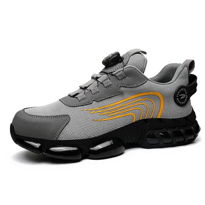 Men's Outdoor Safety Work Shoes with Steel Toe & Non-Slip Sole