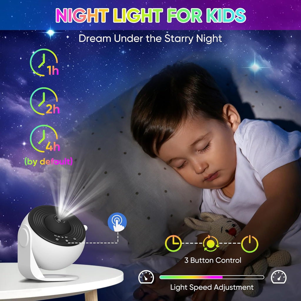 Starry Sky Night Light Projector for Bedrooms