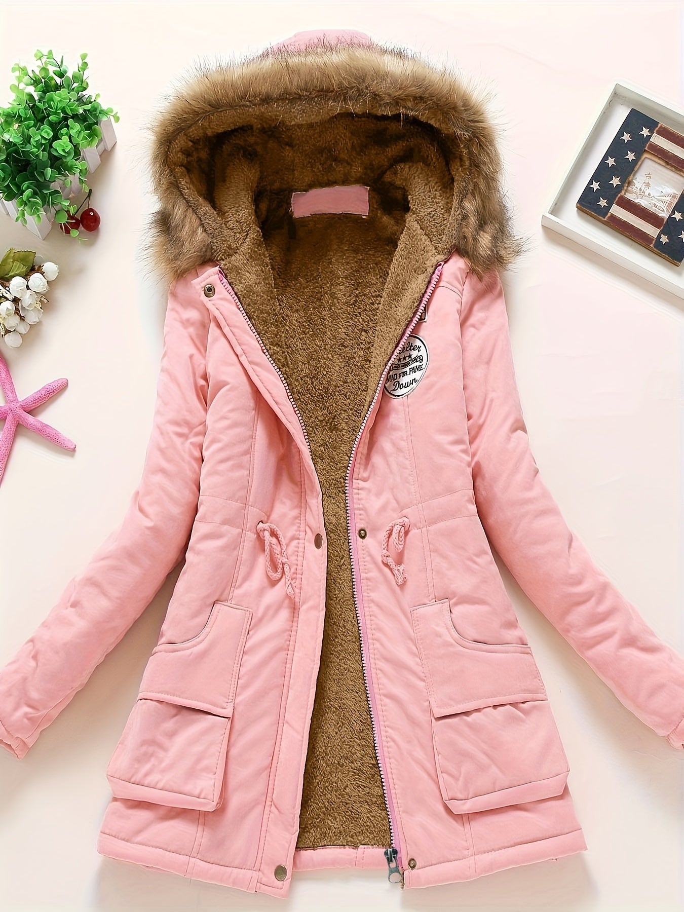 Women’s Winter Parka Jacket with Hood