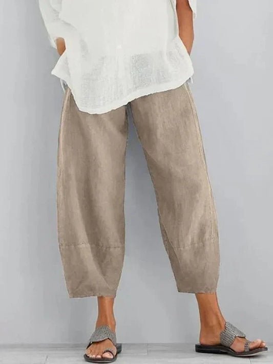 Women’s Comfortable Trousers Easy Relaxed Fit for Daily Wear