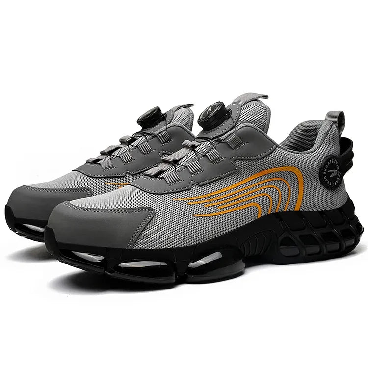 Men's Outdoor Safety Work Shoes with Steel Toe & Non-Slip Sole