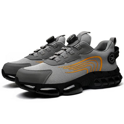 Men's Outdoor Safety Work Shoes with Steel Toe & Non-Slip Sole