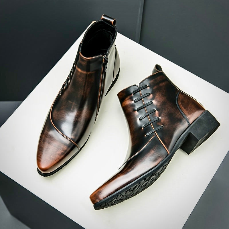 Men’s Classic Dress Boots For Formal And Smart Outfits With Sleek Design