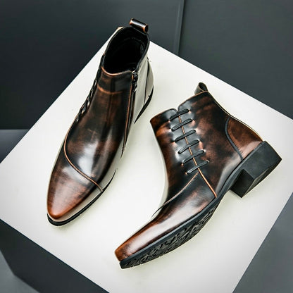 Men’s Classic Dress Boots For Formal And Smart Outfits With Sleek Design