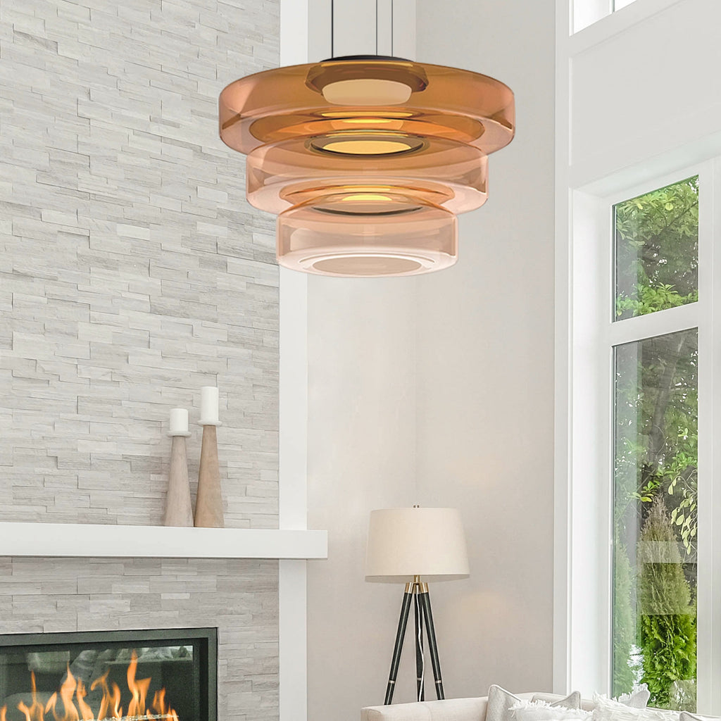 Contemporary Halo Design Ceiling Pendant for Home Interiors