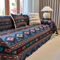 Stylish Boho Sofa Throw Dustproof Washable Geometric Design