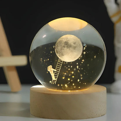 3D Celestial Planet Night Light USB Powered LED Lamp