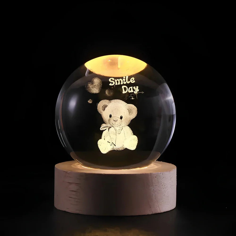3D Celestial Planet Night Light USB Powered LED Lamp
