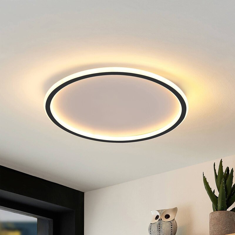 Modern LED Flush Ceiling Light  Round Design with Adjustable Brightness