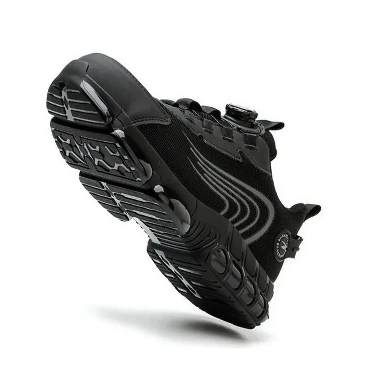 Men's Outdoor Safety Work Shoes with Steel Toe & Non-Slip Sole