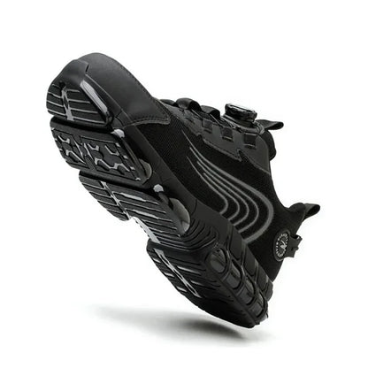 Men's Outdoor Safety Work Shoes with Steel Toe & Non-Slip Sole