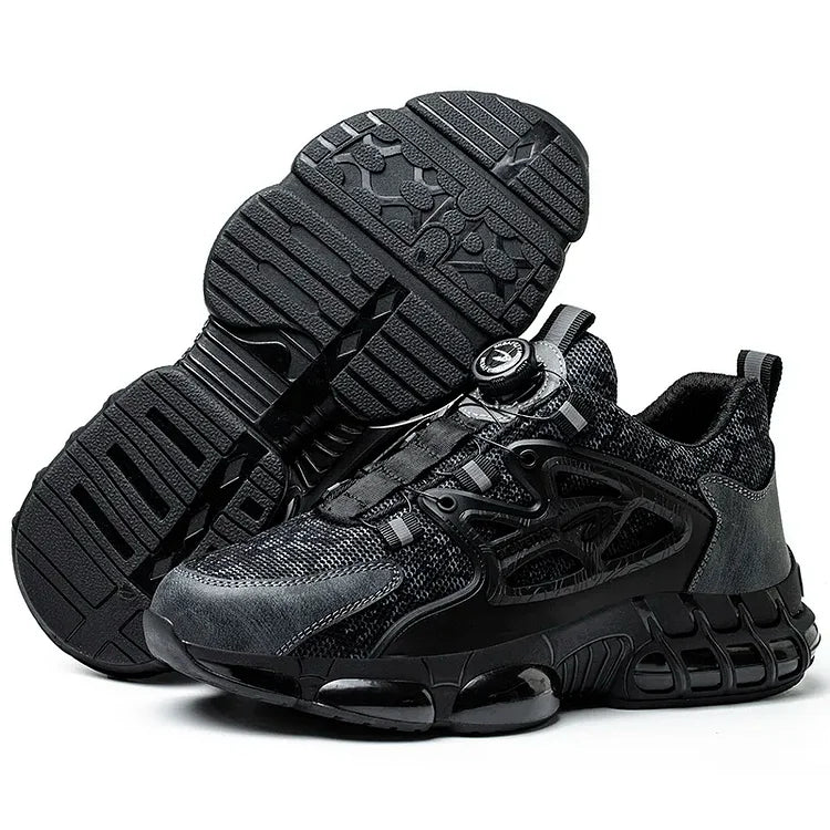 Men's Outdoor Safety Work Shoes with Steel Toe & Non-Slip Sole