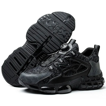 Men's Outdoor Safety Work Shoes with Steel Toe & Non-Slip Sole