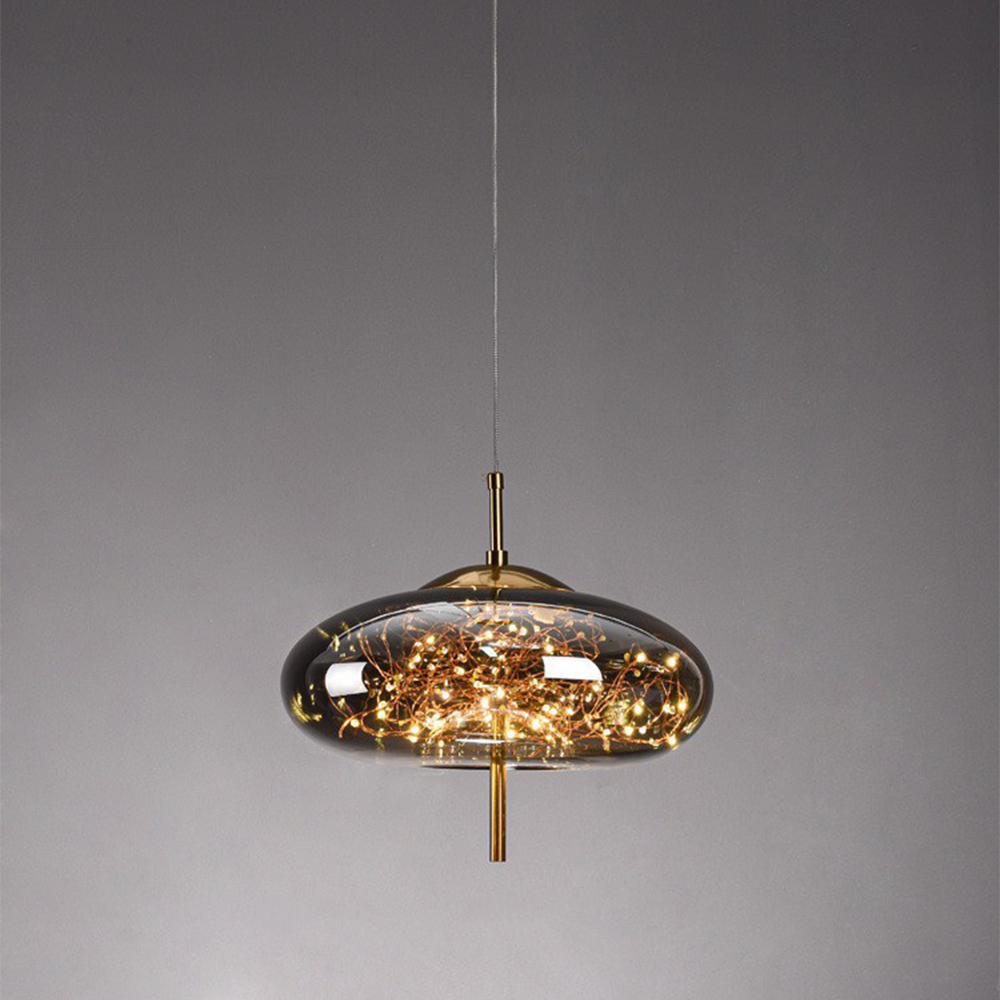 Contemporary Pendant Light LED Hanging Ceiling Fixture