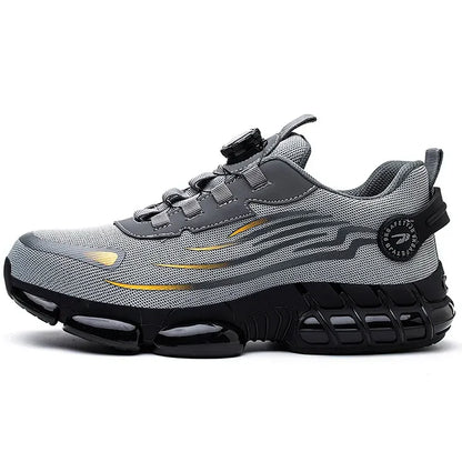 Men's Outdoor Safety Work Shoes with Steel Toe & Non-Slip Sole